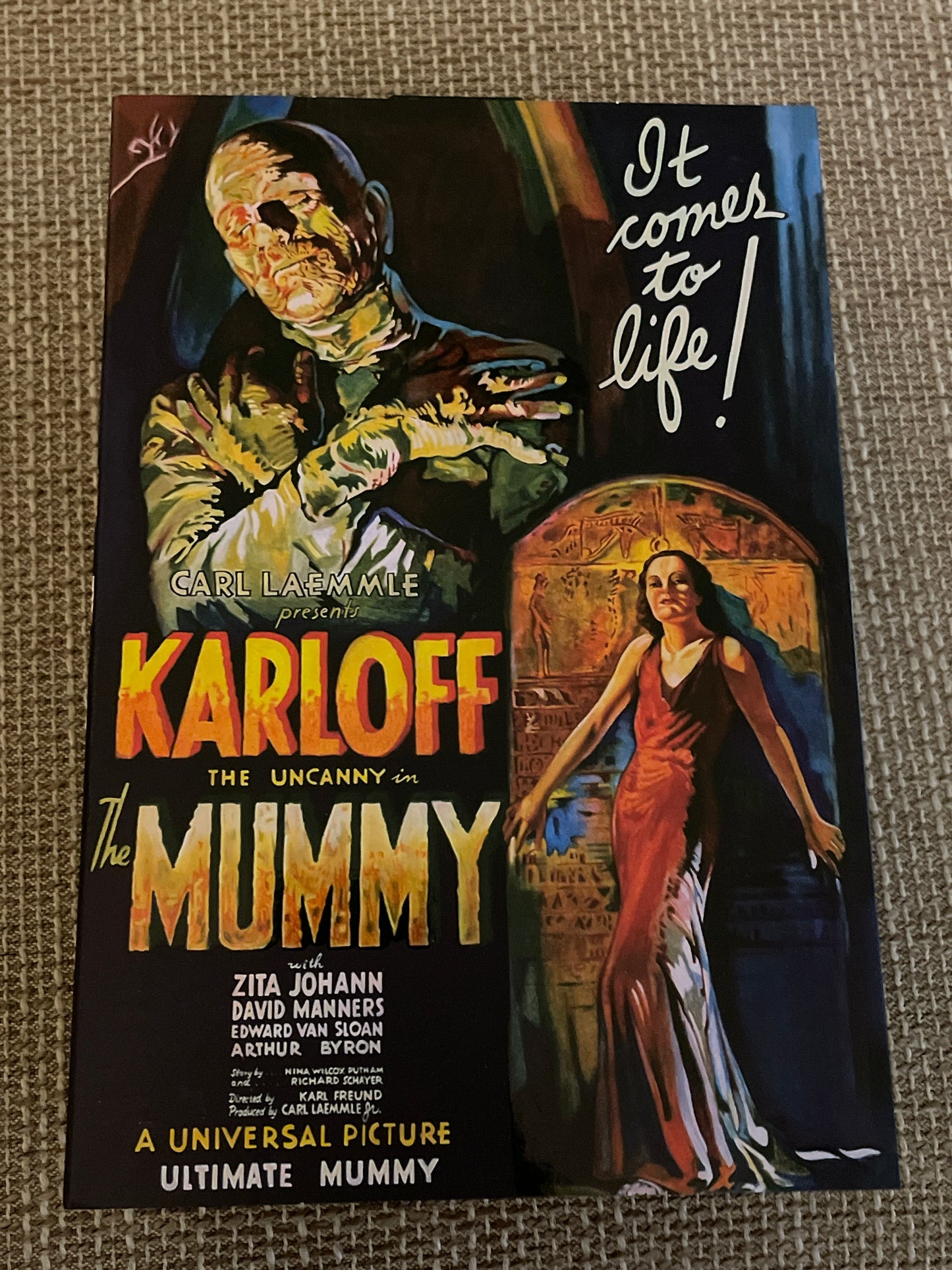 Toy=Karloff Mummy figure