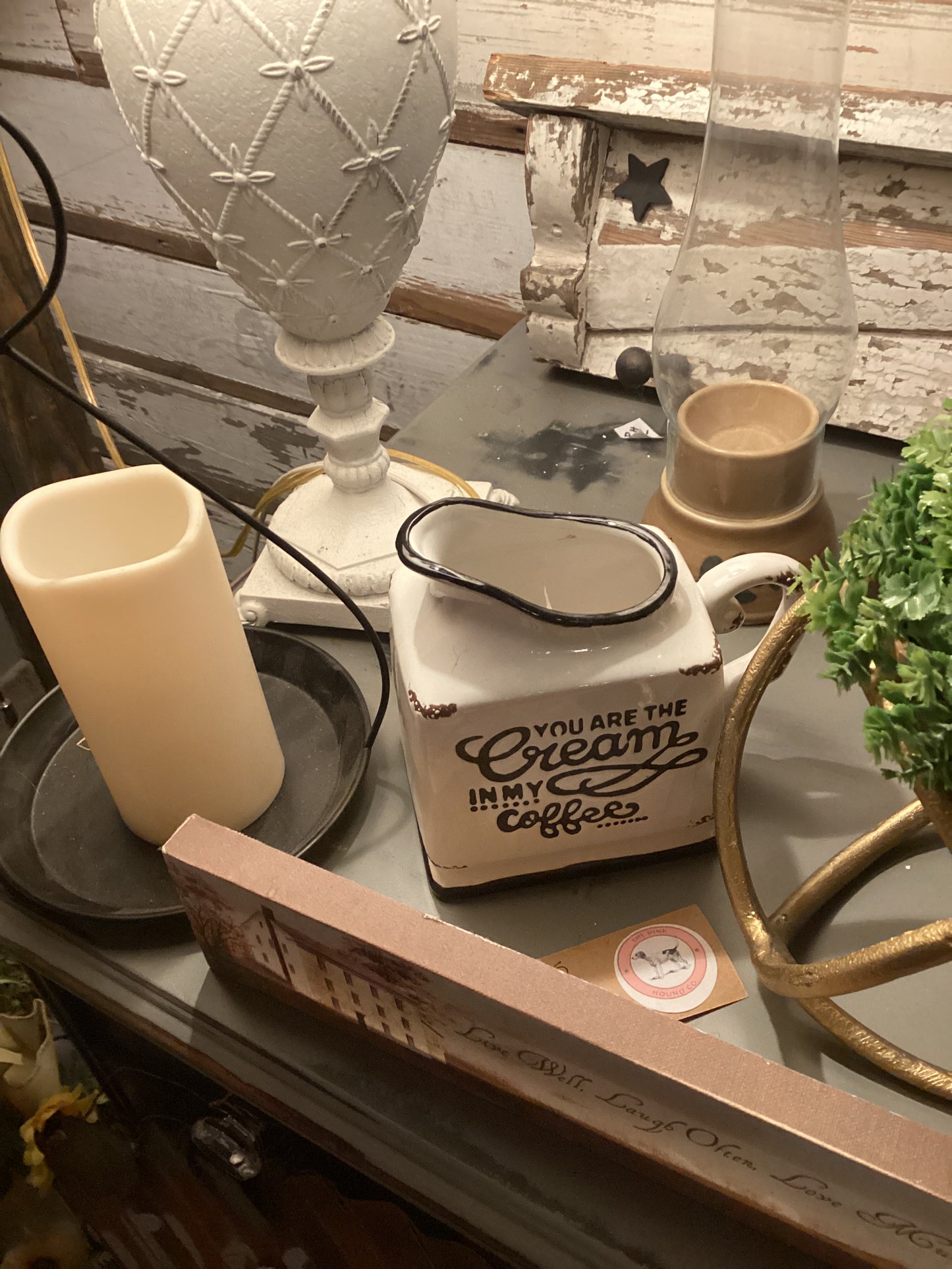 “Creamer” Ceramic Night Light