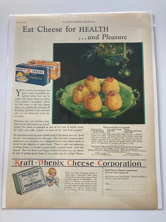 1929 Cream Cheese