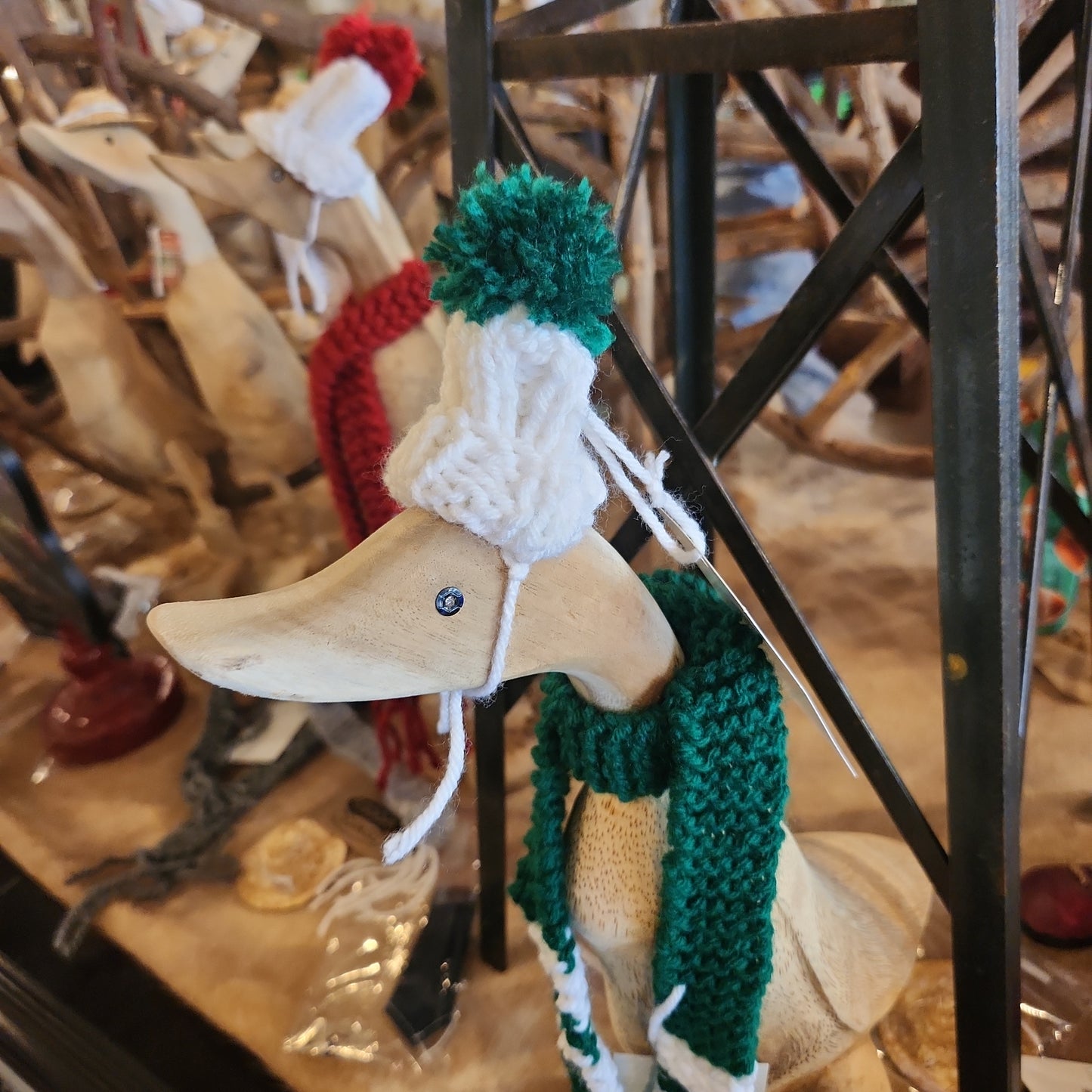 GREEN & WHITE HAT