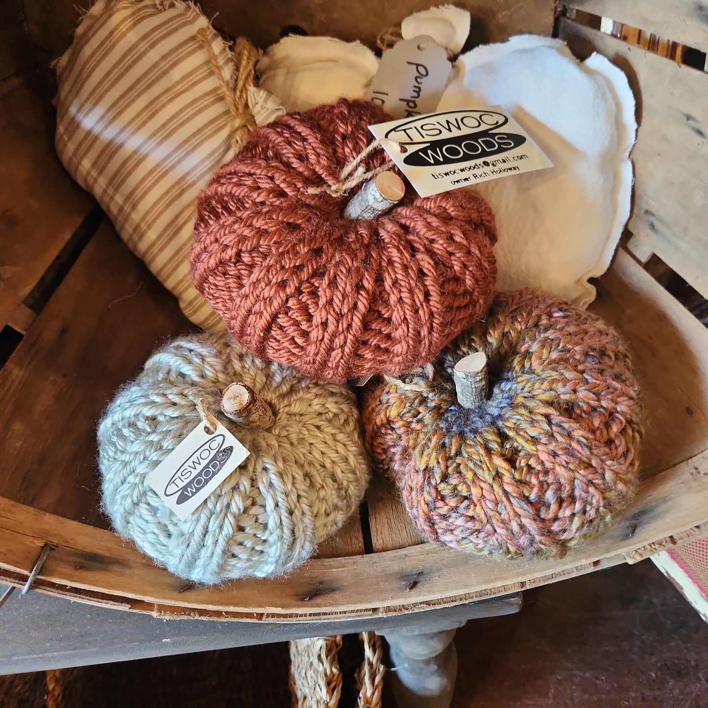 Small Knit Pumpkin