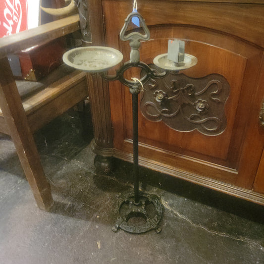Antique Smoker's Stand/Cast Iron