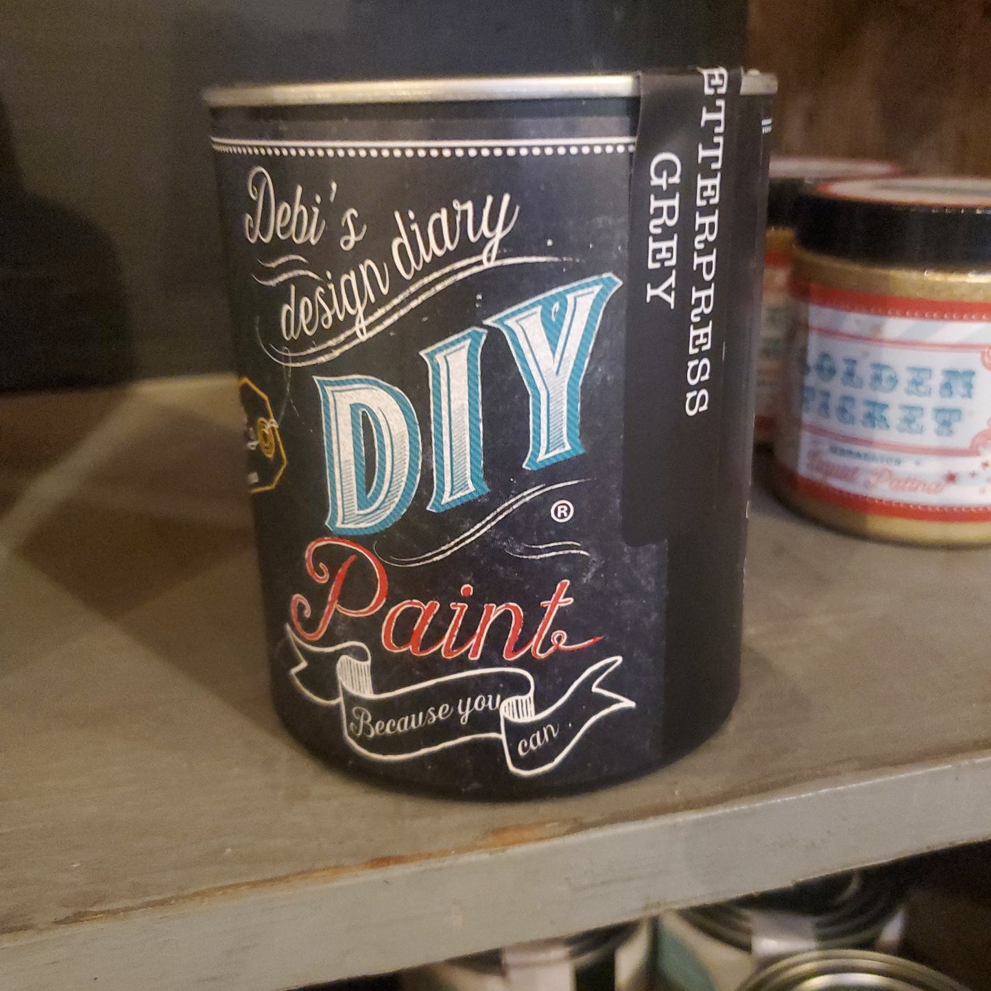 Debis DIY letterpress grey