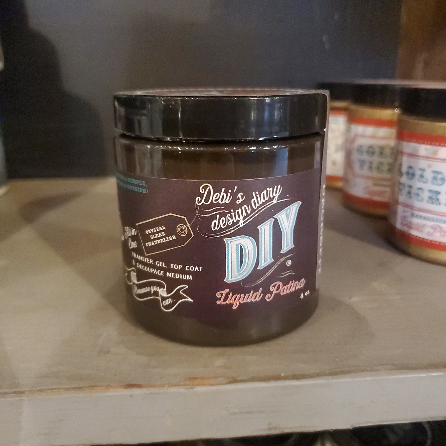 Debis Diy dark and decrepit liquid patina