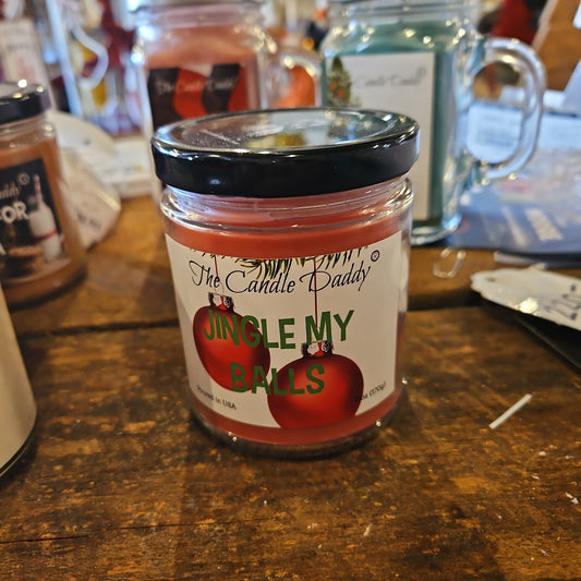 Jingle my balls adult candle