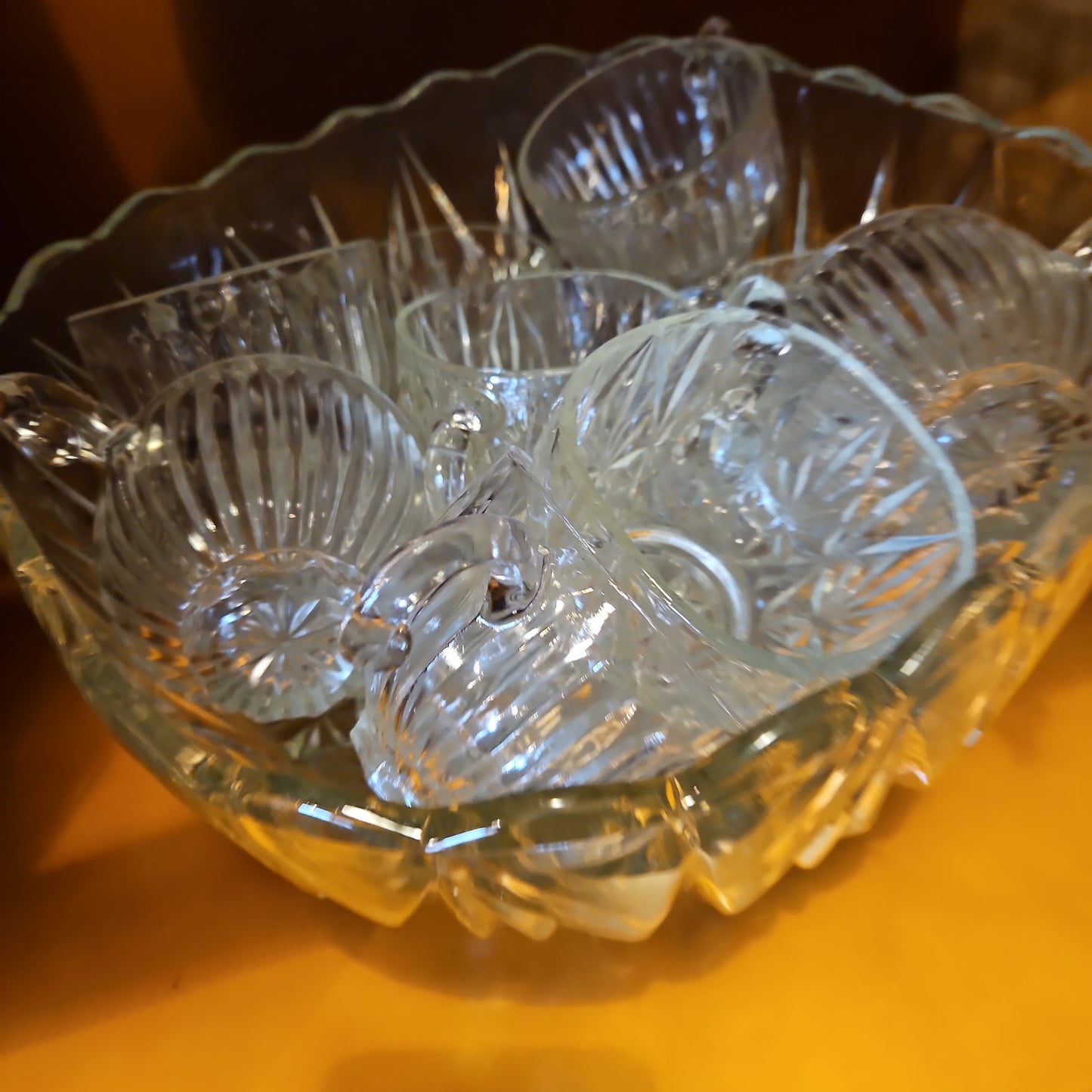 Antique punch glasses