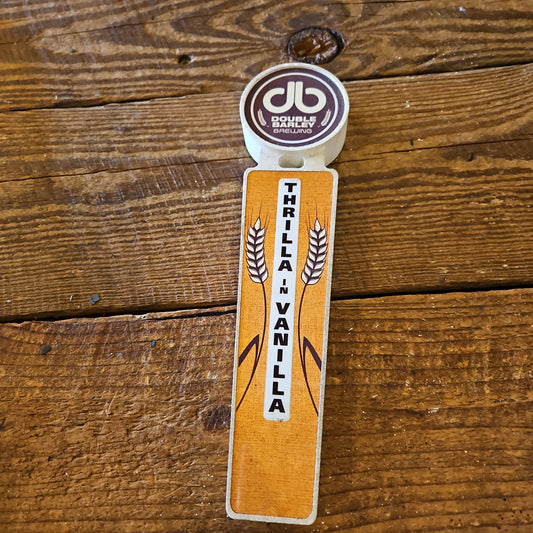 Double barley beer tap