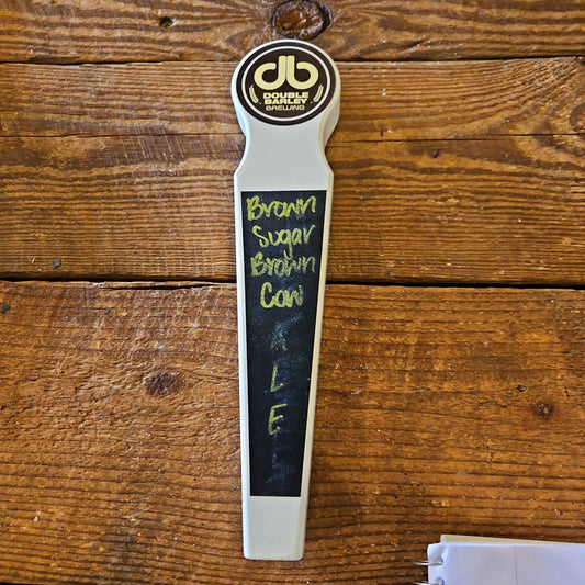 Double barley beer tap