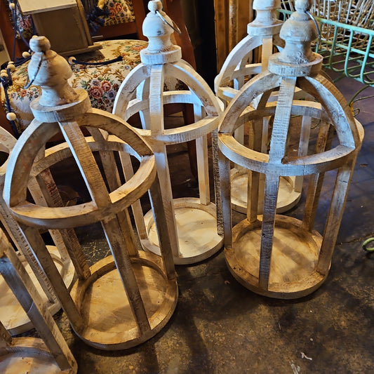 Wooden lanterns