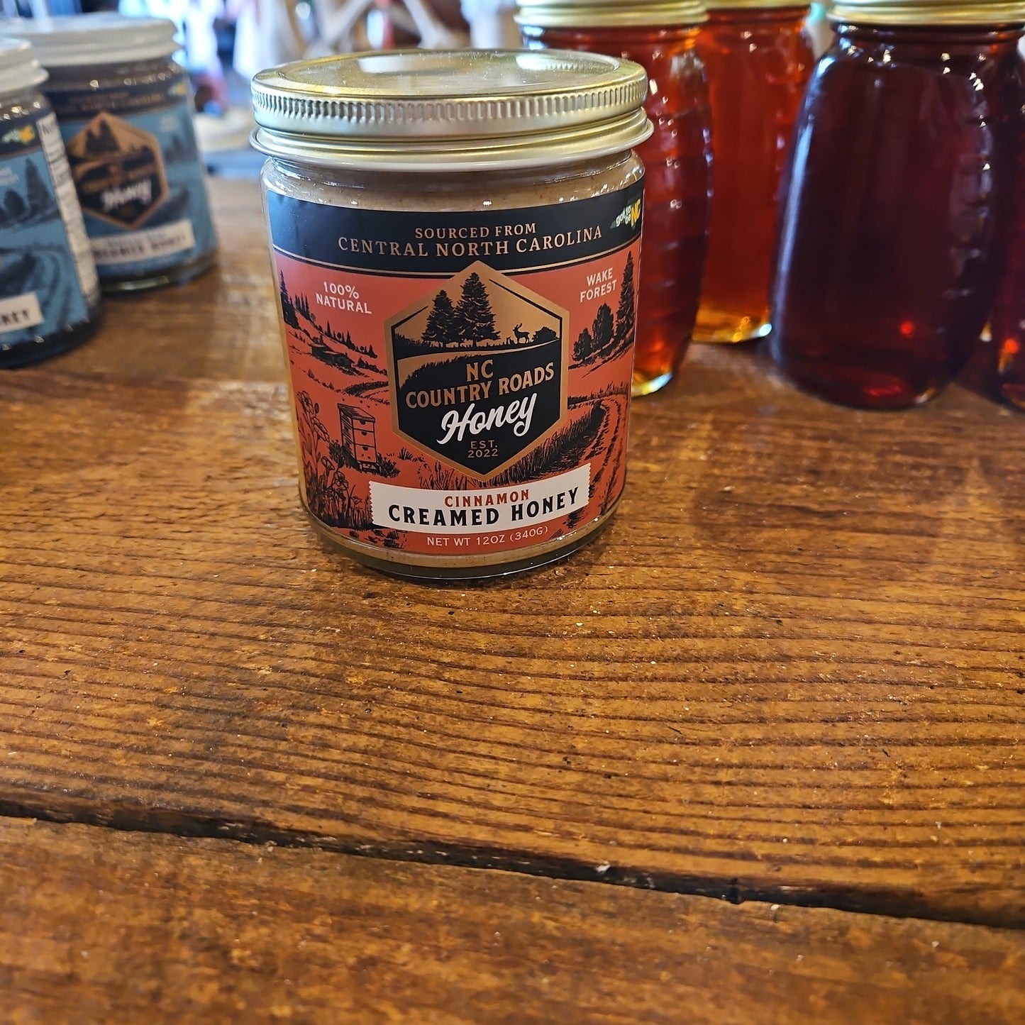 Cinnamon creamed honey