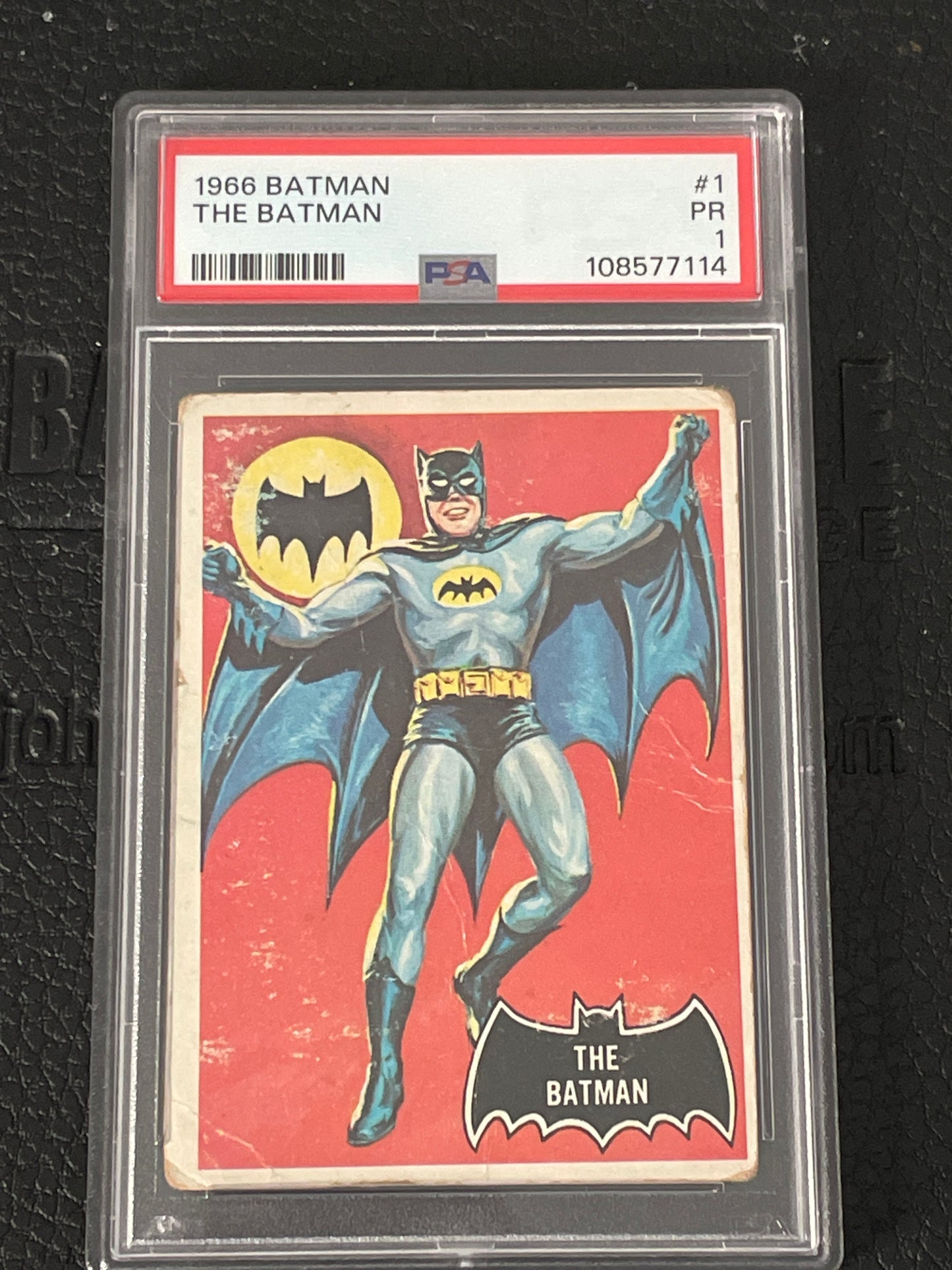 Card=Topps Batman #1 1966
