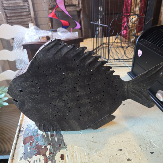 Metal Tealight Fish