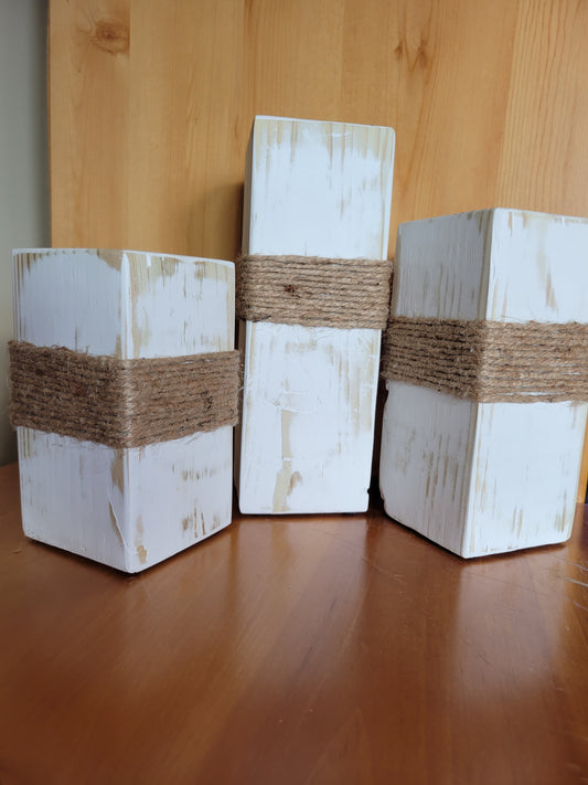Wood Candlesticks