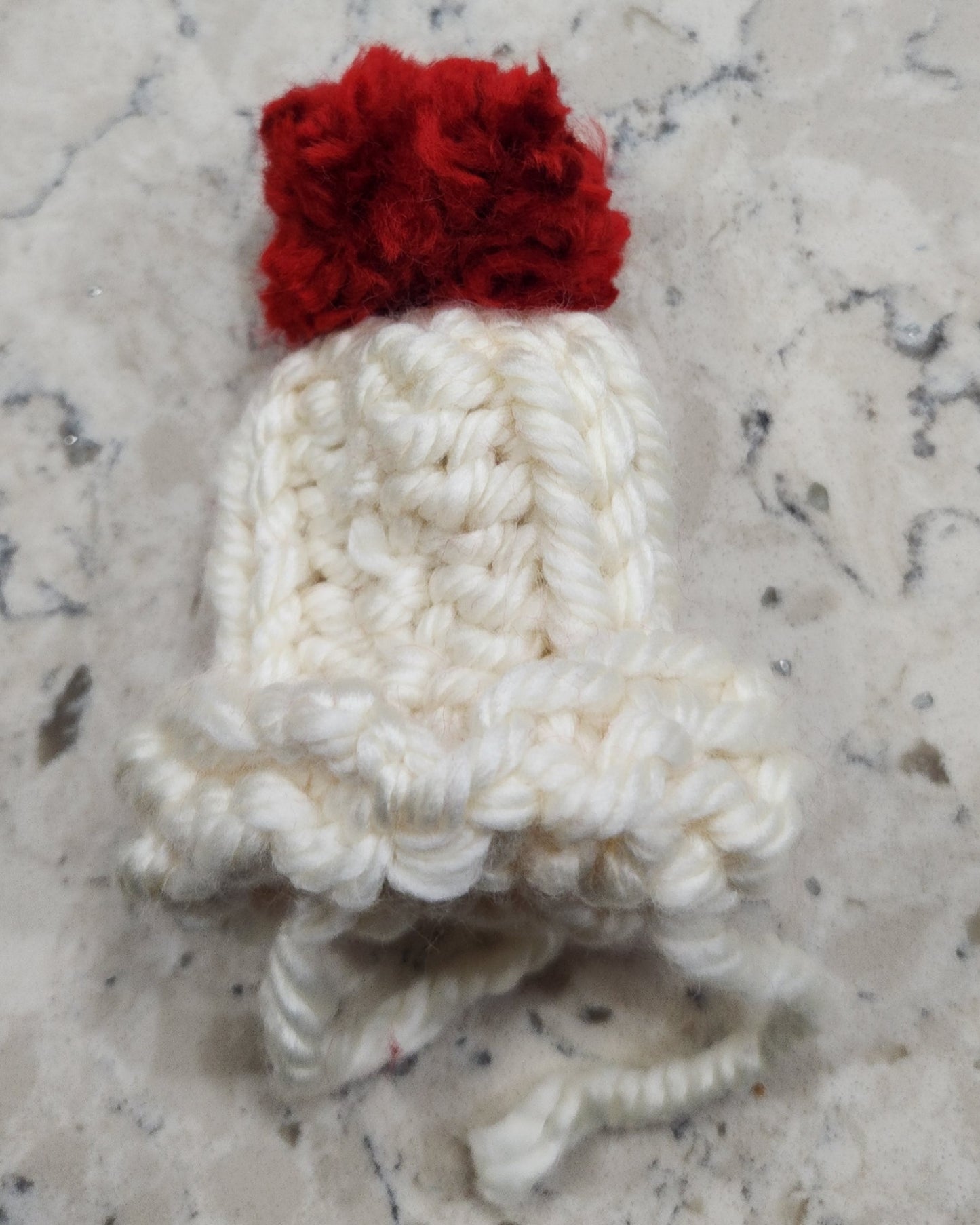 Cream and Red Hat