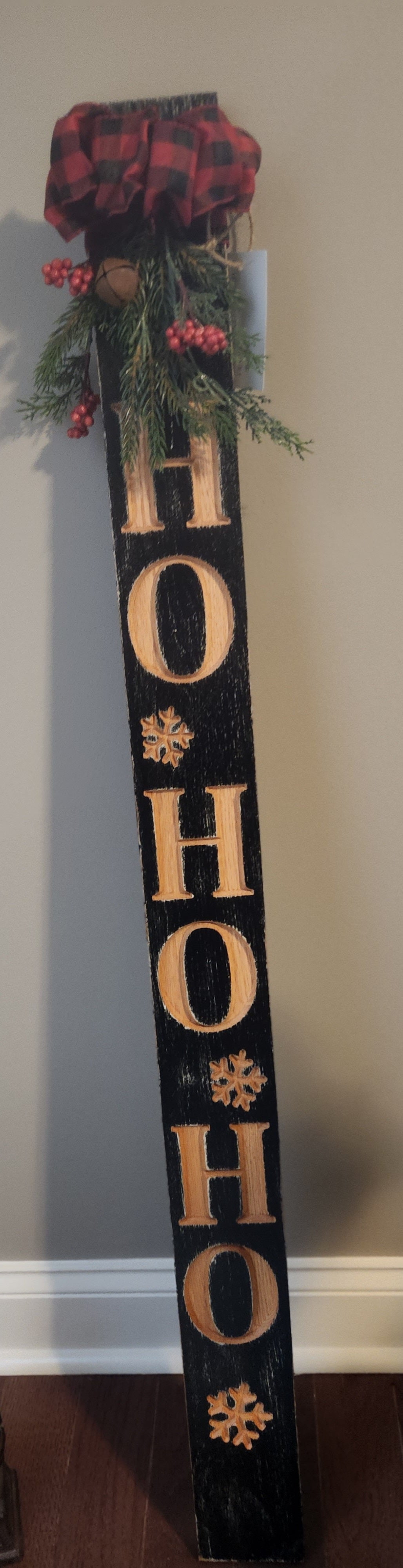 Ho Ho Ho Porch Leaner