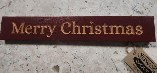 Merry Christmas Small Tabletop Sign