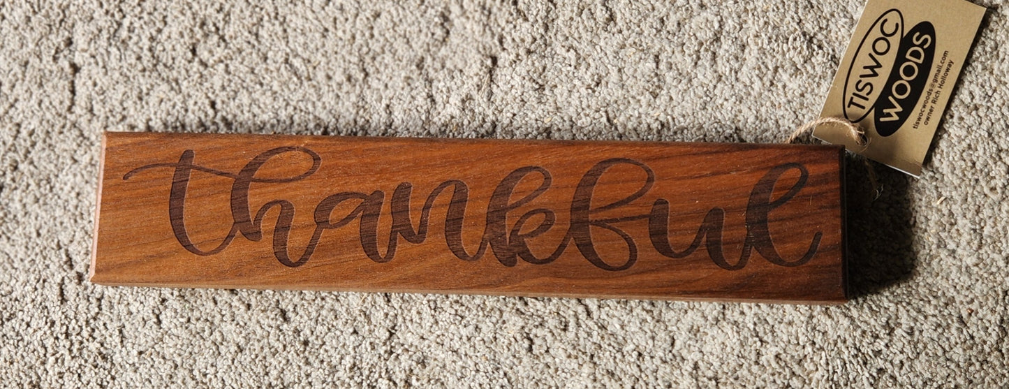 Thankful Sign