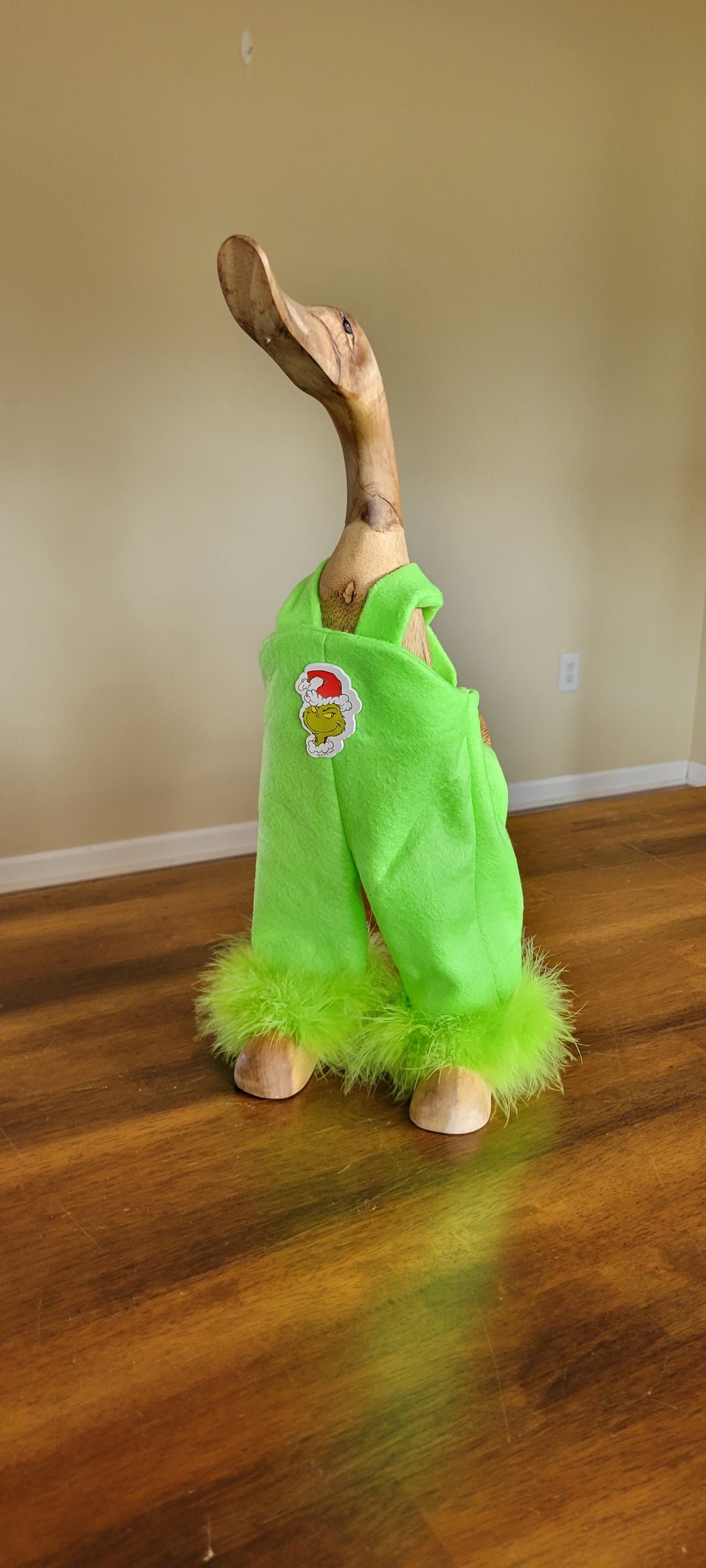 Large Grinch Overalls