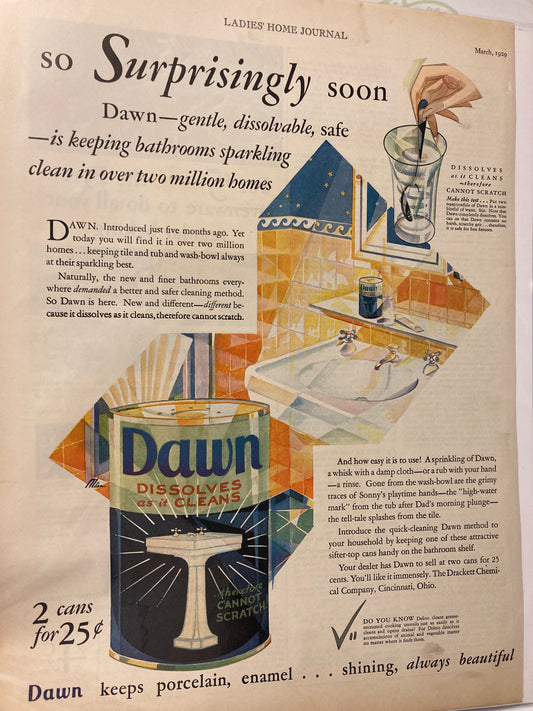 1929 Dawn Ad