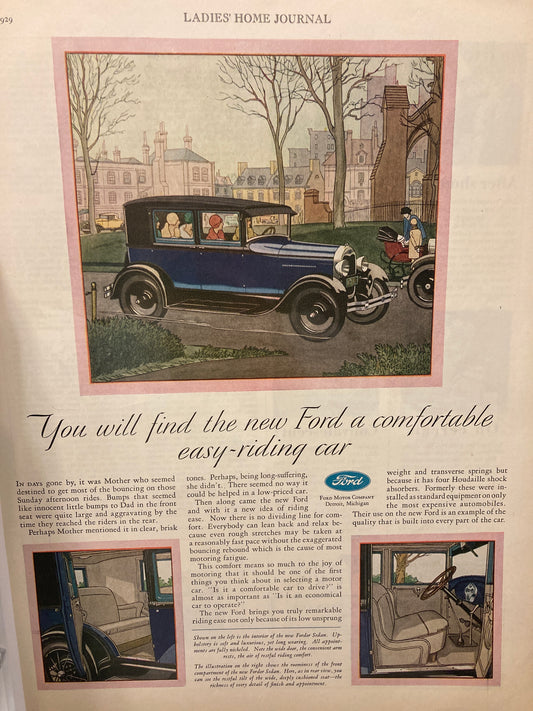 1929 Ford Ad