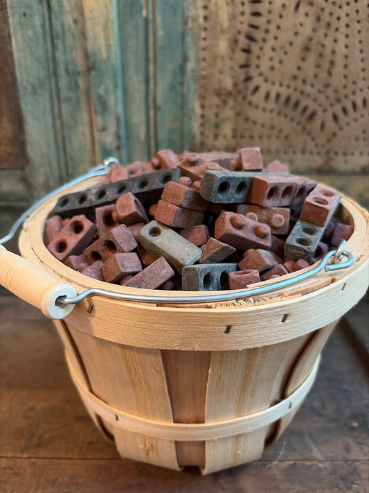 Basket w/1930s Blocks