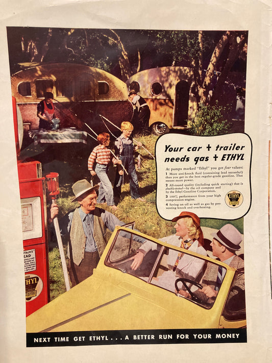 1937 Camper Ad