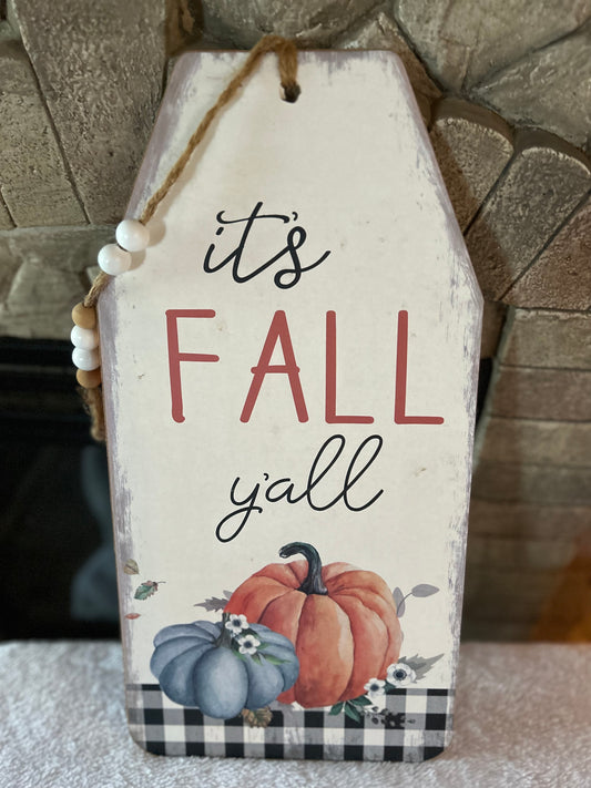 Fall Large Tag Decor