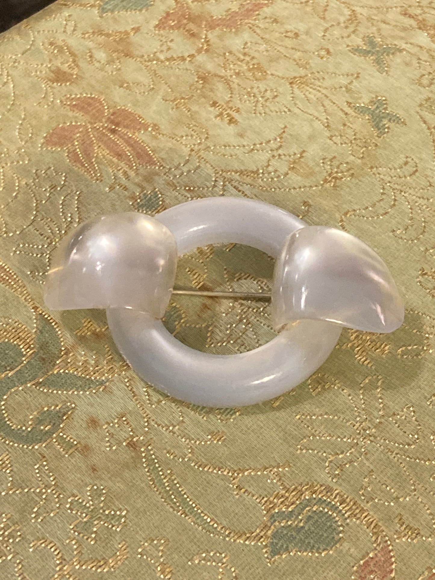 Lucite Brooch