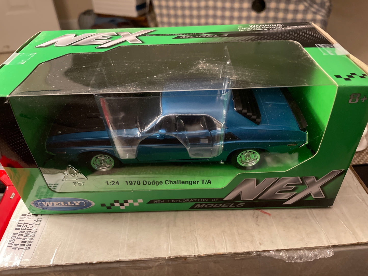 Model=Welly 1970 Dodge Challenger 340 six pak