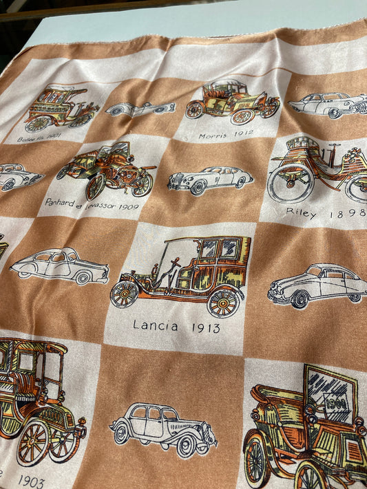 Vtg. Car Scarf