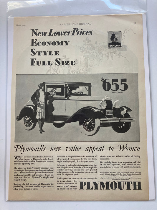 1929 Plymouth