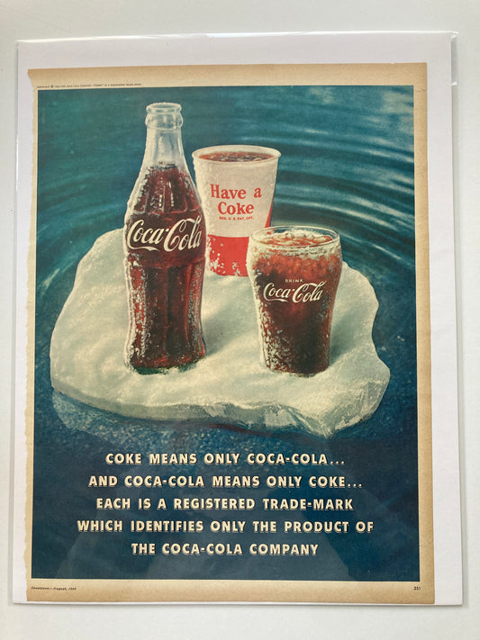 1960 Coke Ad
