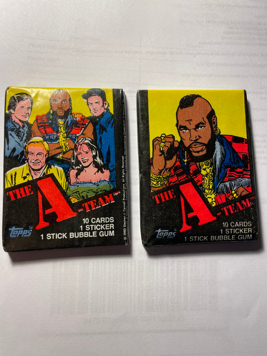 Trading Card = A-Team 10 cards sealed