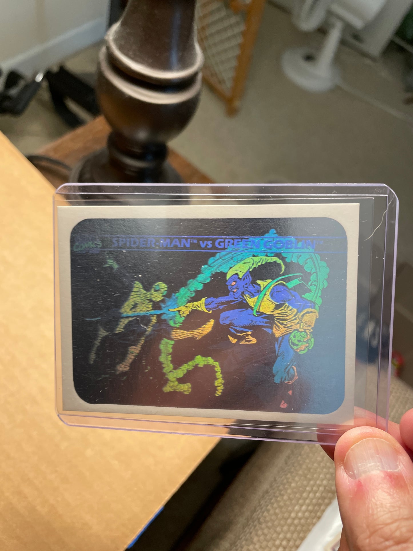 Spider-man vs. GG Hologram