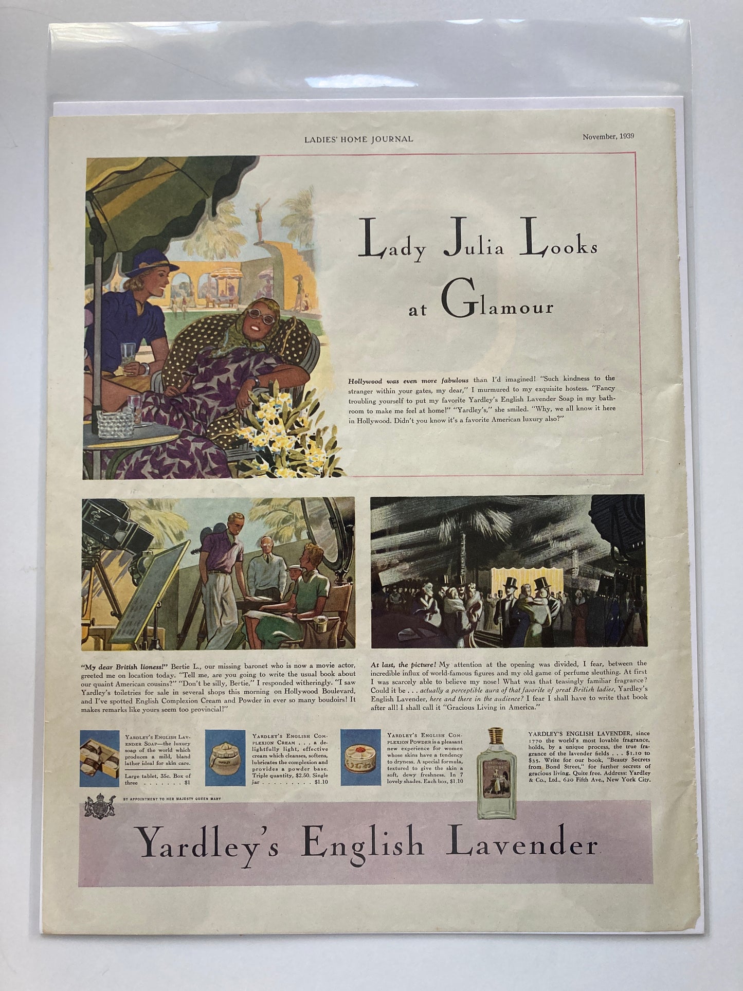 1939 Yardley Ad