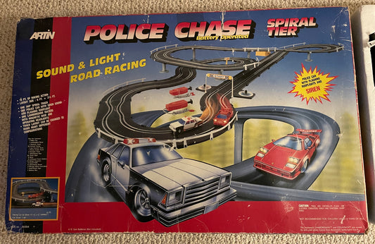 Toy=Artin Police Chase slot car set