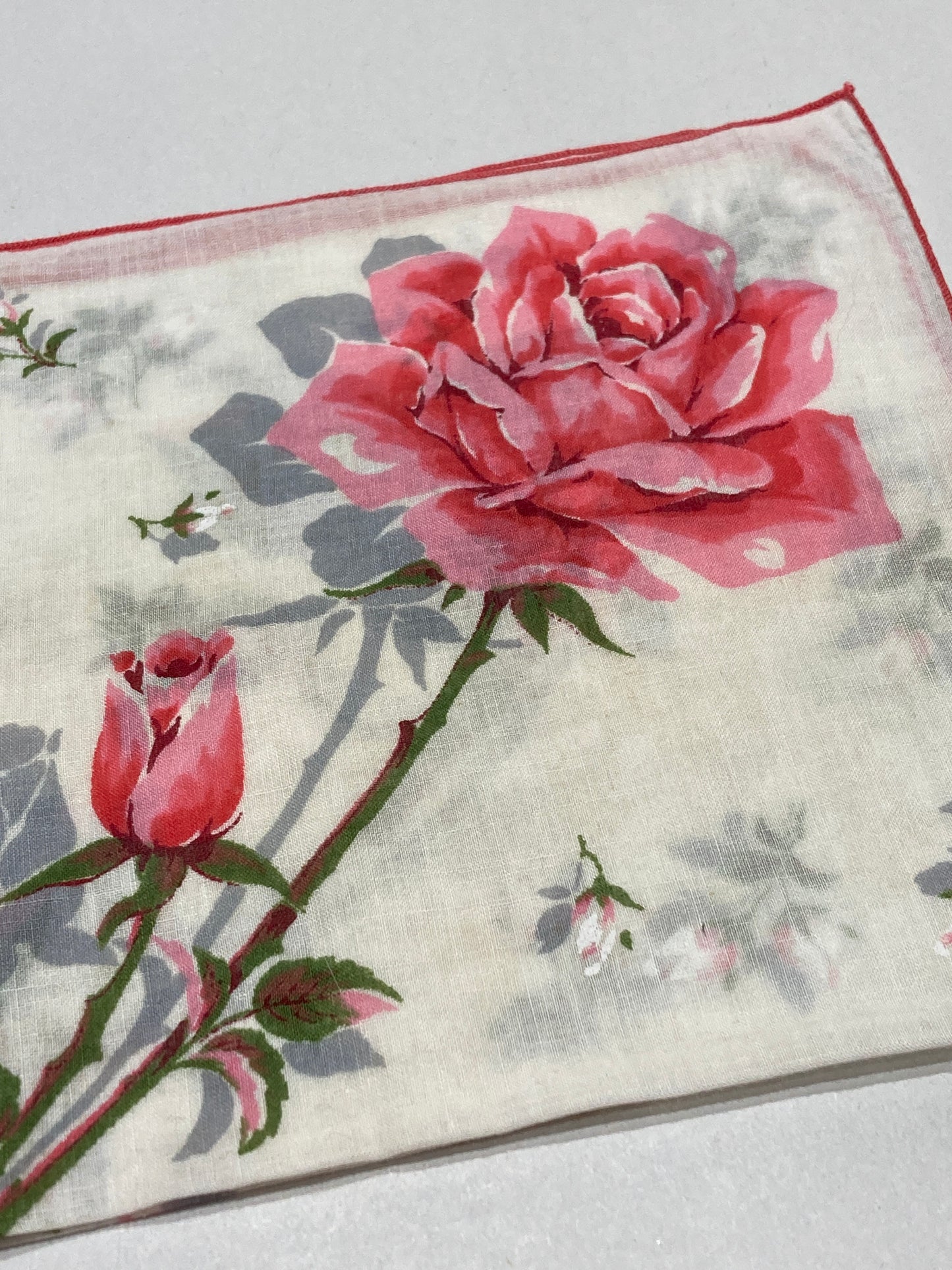 Pink Rose Hankie