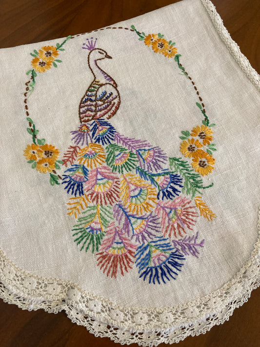11.5” x 38” Peacock