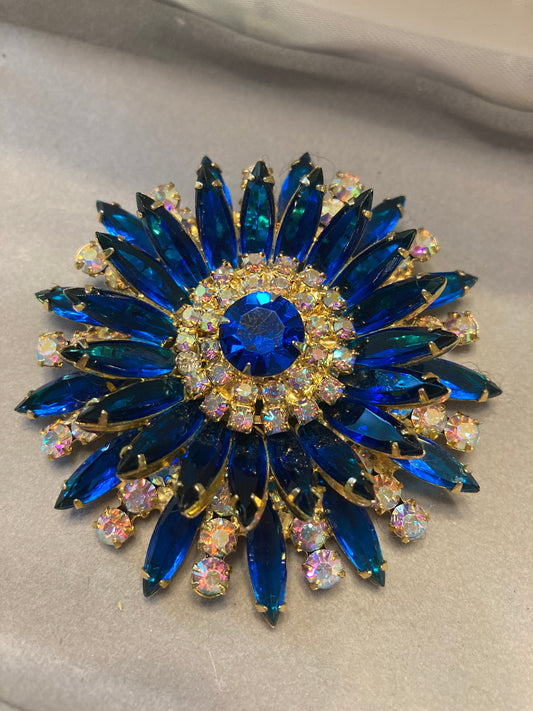 Juliana Blue Brooch