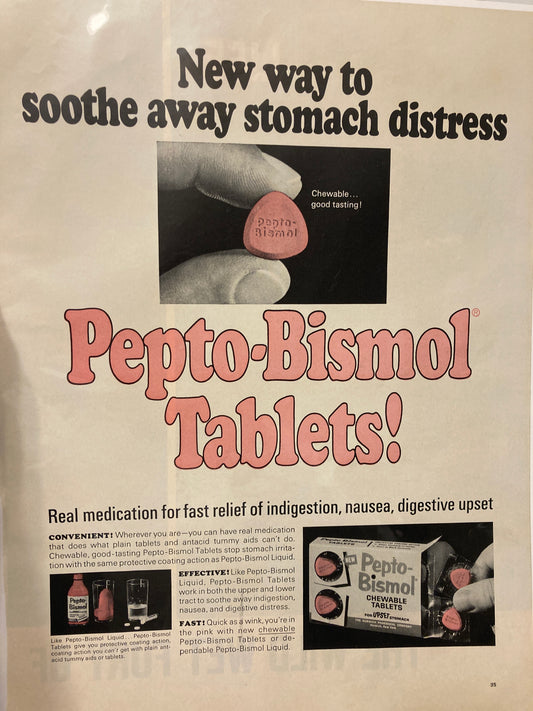 1960s Pepto Ad