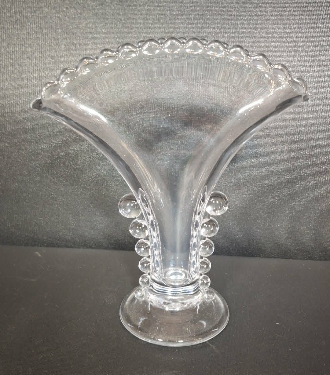 Imperial Candlewick Fan Vase