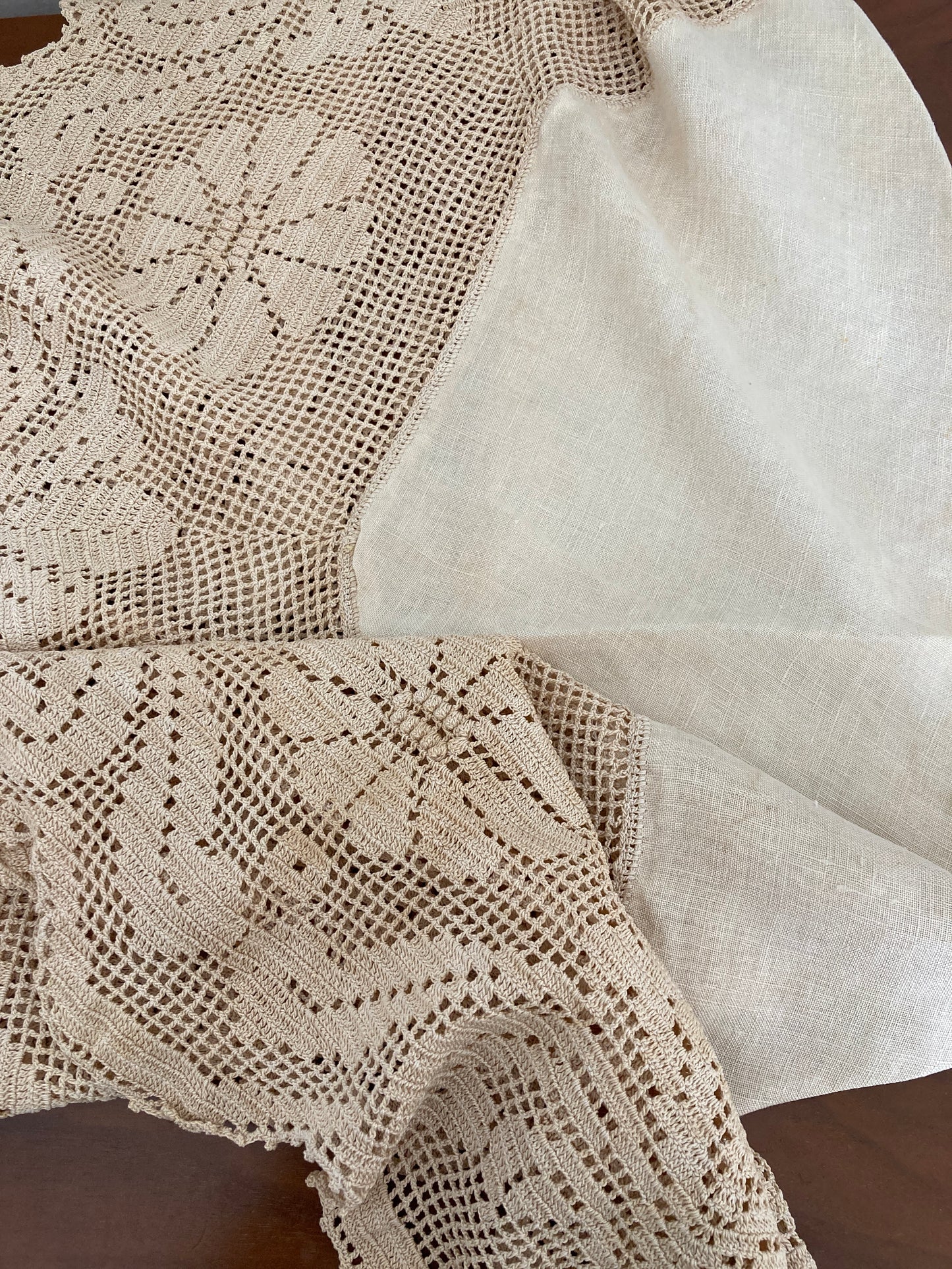 38” Ecru Doily