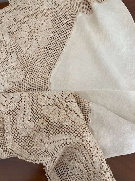 38” Ecru Doily