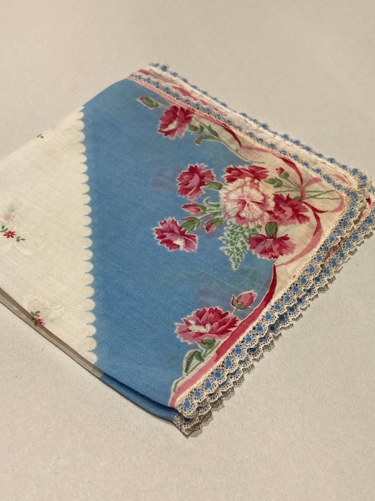 Pink Blue Hankie
