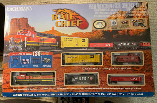 Toy=Bachmann Rail Chief train set