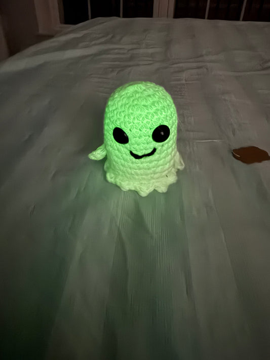 Glowing Crochet Ghost