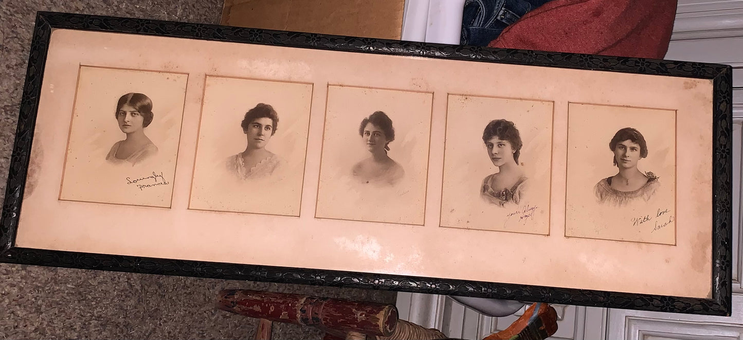 Antique “All My Girlfriends” signed photos