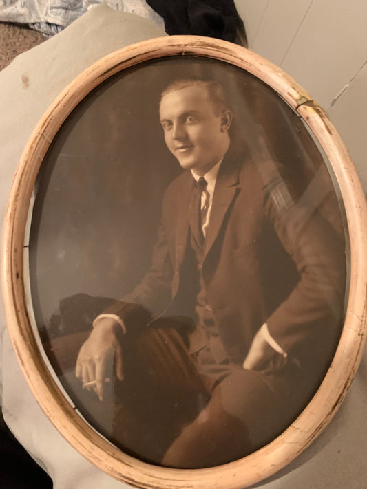 Vintage Print of Man