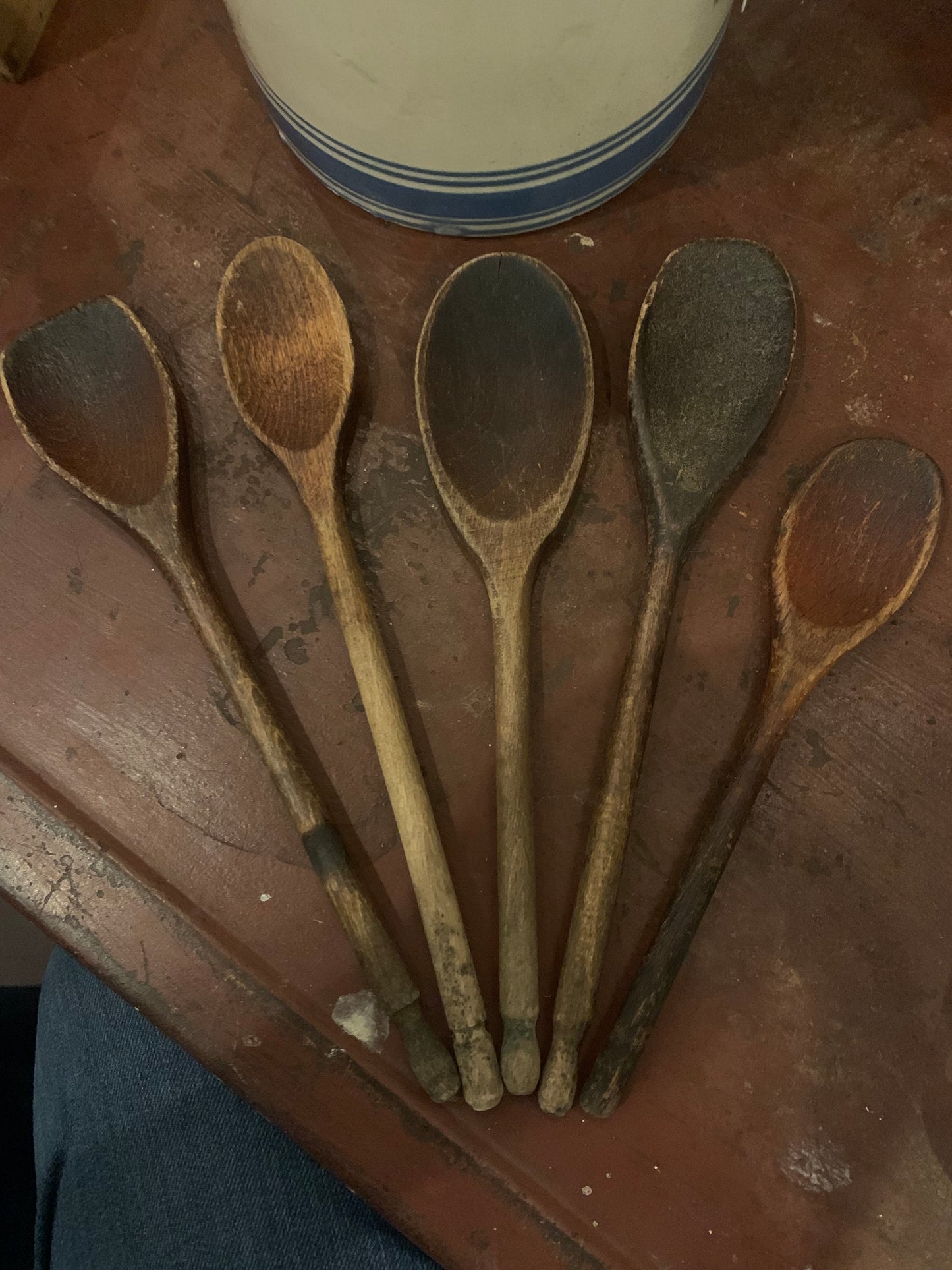 Antique wooden spoon