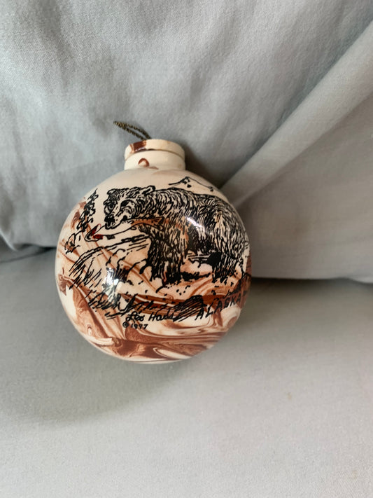 Alaskan Clay Art Christmas Ornament